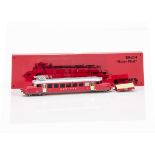 Continental N Gauge Hobbytrain Electric Railcar, a cased with card sleeve H2642 Red Arrow Re 2/4