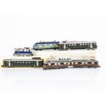 Continental N Gauge Electric Locomotives, five examples a boxed Hachh Modell by Arnold 73oo