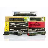 Swiss and Czechoslovakian N Gauge Coaches, SBB in green livery a boxed Eriam 100/3R Control Car,