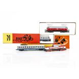 N Gauge Piko Modellbahn Continental Diesel Locomotives, four boxed examples 5/4100 V180 006 of the