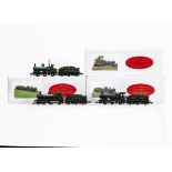 Union Mills N gauge GWR Locomotives and Tenders, all in GWR green with tender drive units, 'Dukedog'