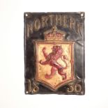 Northern Assurance Company Fire Marks, 1836-1898, W88A, copper, F-G, original paint and W88A, G,