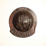 Globe Insurance Company Fire Mark, 1803-1864, W38E, G, slight surface corrosion