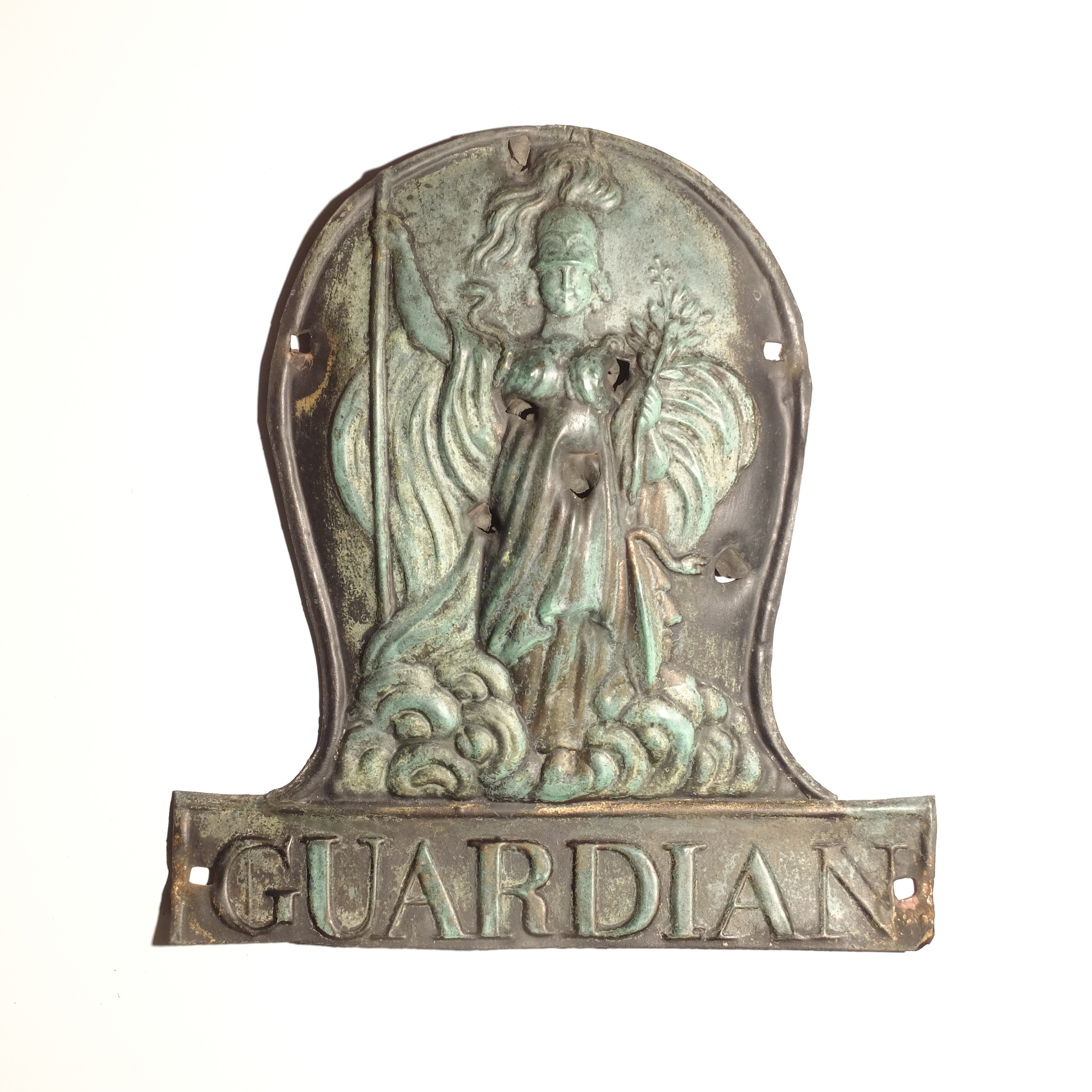 Guardian Fire and Life Assurance Company Fire Marks, 1821-1868, copper - W57B, overall G, but six - Image 2 of 2