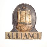 Alliance British and Foreign Fire and Life Insurance Company Fire Mark,