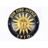 Sun Fire Office Fire Marks, copper - B551, G, original paint and A3I(iii), G, original paint (2)