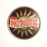 British Promotional Fire Marks, Patriotic Assurance Company of Ireland, tinned iron - B847, VG,