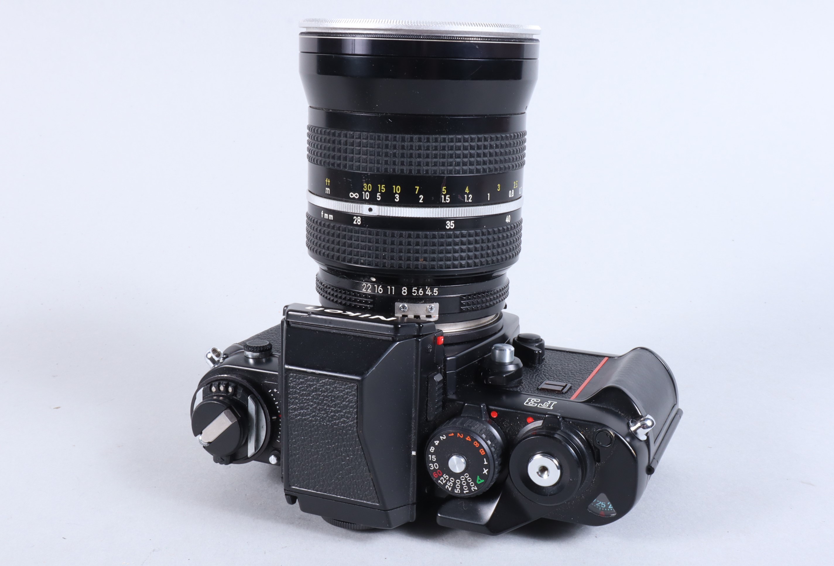A Nikon F3 SLR Camera, black, serial no 1274049, shutter working, meter working, self timer working, - Image 3 of 5