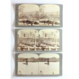 Underwood & Underwood Queenstown Cork and Dubin Stereoscopic Card Set, in book-form case, VG (36)