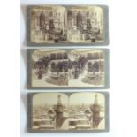 Underwood & Underwood Palestine Through The Stereoscope Stereoscopic Card Set, in book-form case (