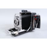 A Tower Press 4 X 5 Camera, serial no 200913, viewfinder clear, rangefinder functions, body G,