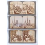 Underwood & Underwood France Through The Stereoscope Stereoscopic Card Set, in book-form case (100),