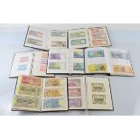 Seven albums of World Bank Notes, including British military currency, Mongolia, India, and many