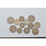 A collection of early 19th and 20th Century German and German states circulated coins, including