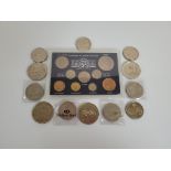 A quantity of loose British and World coins, from George III to present day including 1797 bun