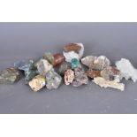 A large collection of small minerals, all from various parts of the world, comprising Rainbow
