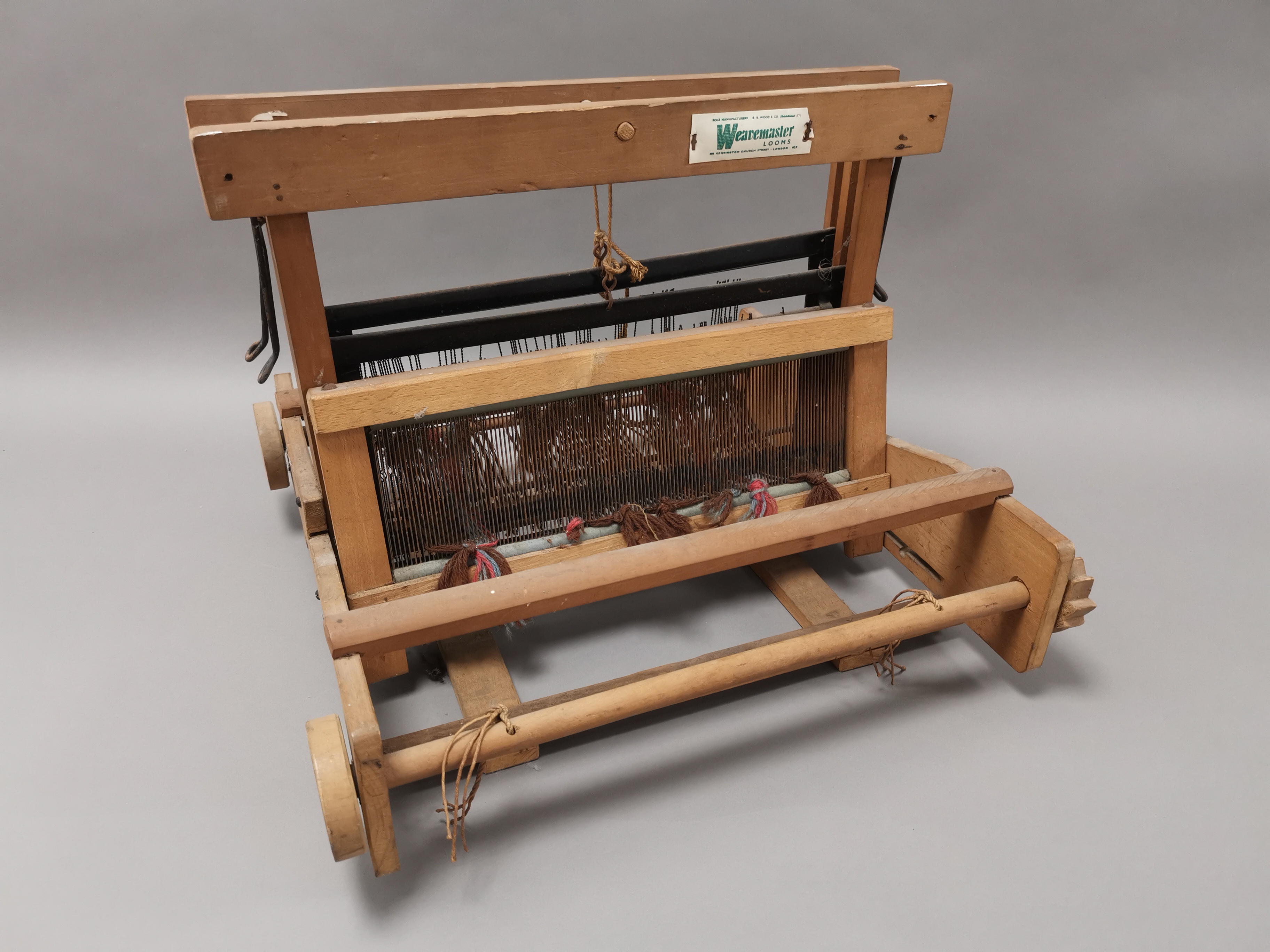 A Weavemaster table top loom