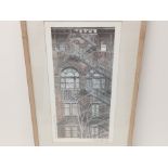 Alastair Howie signed print, entitled 'Manhattan Warehouse, New York', signed and numbered 119 of