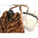 Three early to mid 20th Century vintage fashion furs, two short fur jackets in contrasting