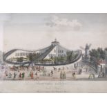 Two 19th Century French coloured prints, entitled 'Promenades Aeriennes' and 'Vue des Montagnes de