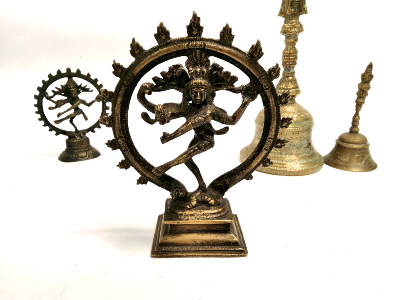 An Indian metalwork Shiva Nataraja figure,