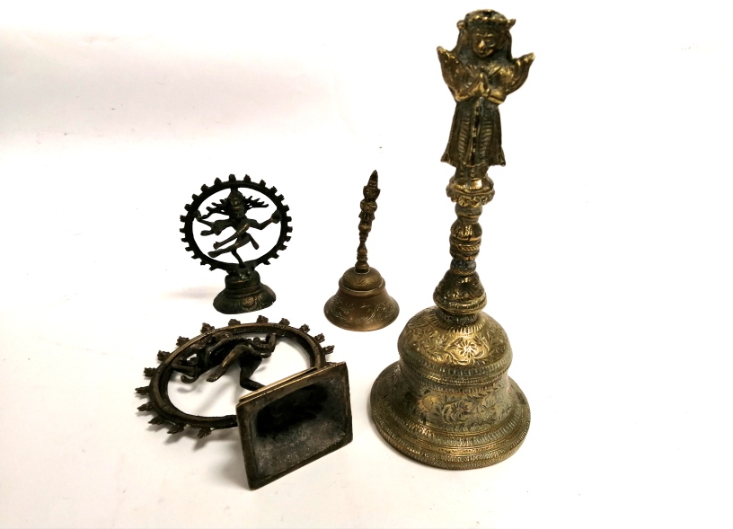 An Indian metalwork Shiva Nataraja figure, - Image 6 of 6