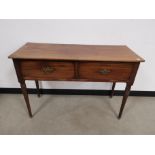 19th Century side table, with two drawers.