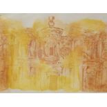 Celia Lyttelton signed print, entitled 'Petra, Jordan 1985', signed in pencil lower right,