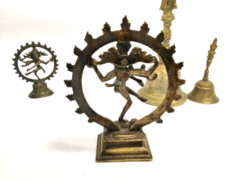 An Indian metalwork Shiva Nataraja figure, - Image 4 of 6