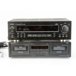 Receiver / Cassette Deck / Speakers, Teac stereo Receiver AG-790, Onkyo stereo Cassette deck TA-