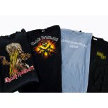 Iron Maiden 'T' Shirts, fourteen Iron Maiden 'T' shirts with a variety of prints on the front with