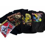 Iron Maiden 'T' Shirts, eight Iron Maiden 'T' shirts comprising Best of the 'B' sides, 3 x Maiden