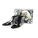 Iron Maiden Number of The Beast Vans, pair of UK size 9 Skateboard Boots with Number of the Beast