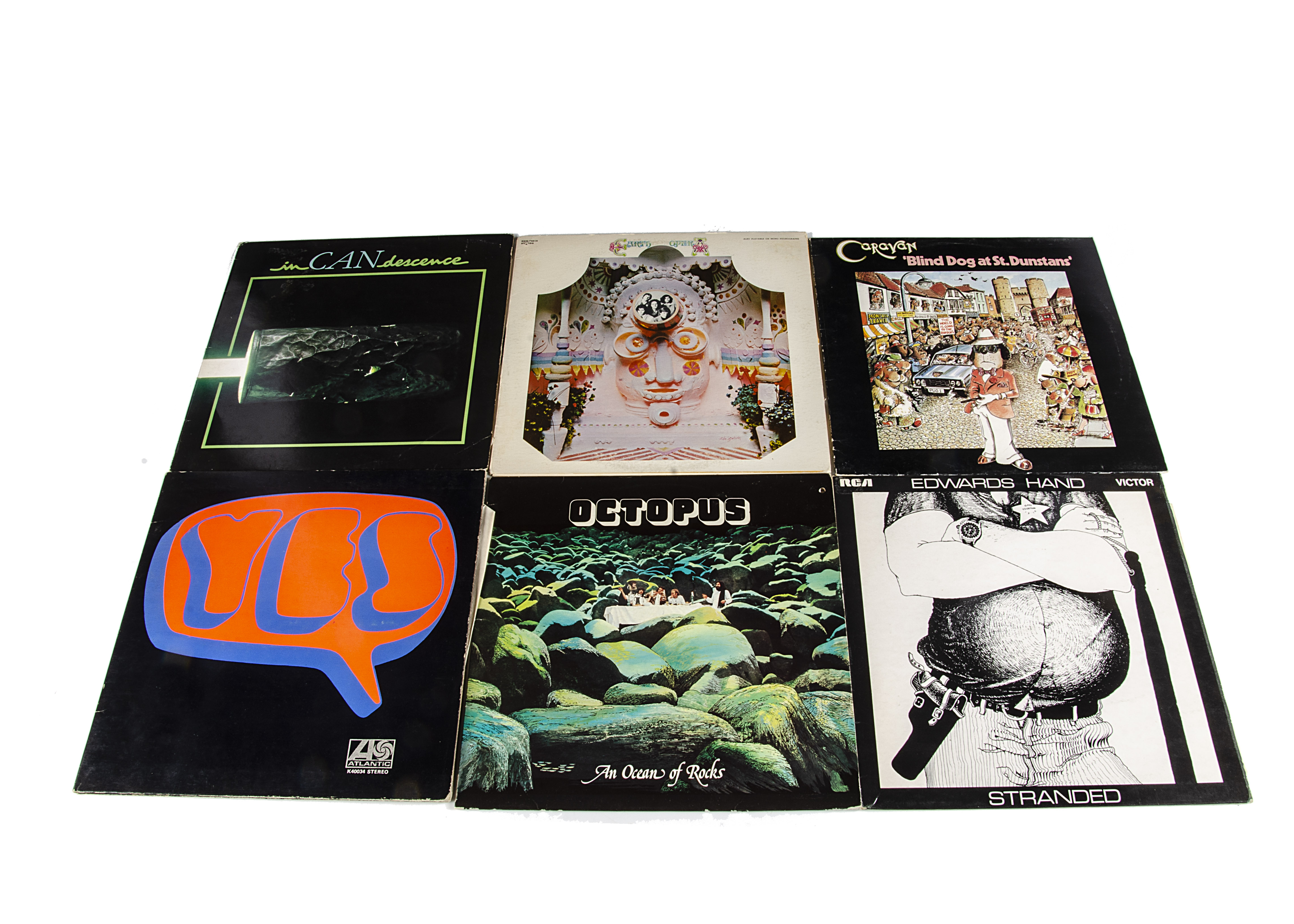 Progressive Rock LPs, approximately sixty albums of mainly Progressive Rock with artists including