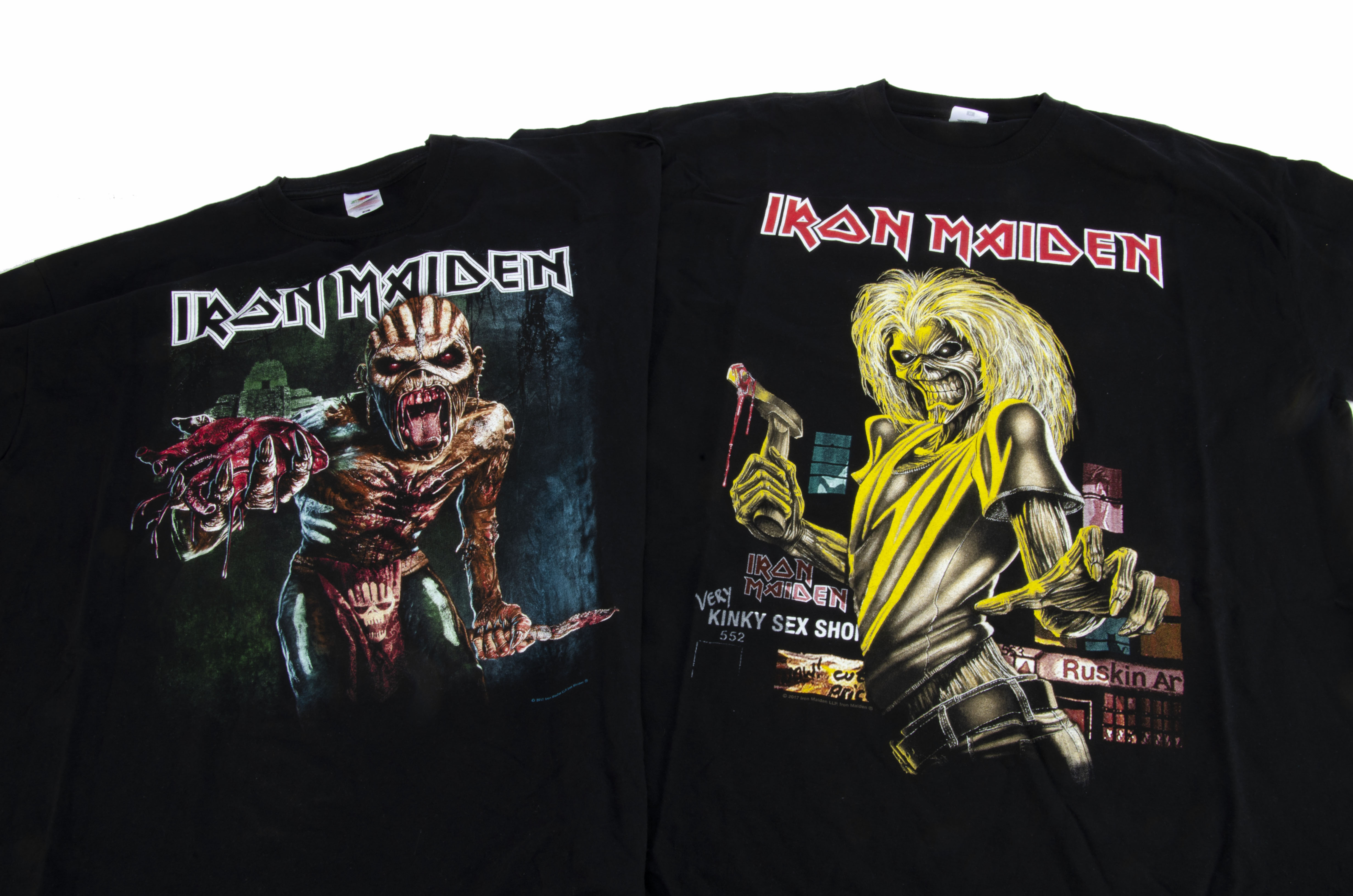 Iron Maiden The Book of Souls 'T' Shirts, eight Book of Souls Tour 'T' shirts, all different and all - Image 2 of 3