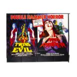 Twins Of Evil / Hands Of The Ripper UK Quad Poster, Twins Of Evil / Hands Of The Ripper (c’1971-