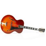 Aria Electric Acoustic Guitar, an Aria Jazz style semi-acoustic guitar model FA-77ALB S/N