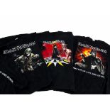 Iron Maiden 'T' Shirts, five Iron Maiden 'T' shirts - A Matter of Life and Death tour 2006 x 2 (