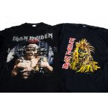 Iron Maiden 'T' Shirts, two Iron Maiden 'T' shirts, 'The X Factour 1995 and 'I was at Hammersmith