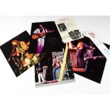 Neil Young / Signature / Bridge School, set of five limited edition prints of Neil Young live