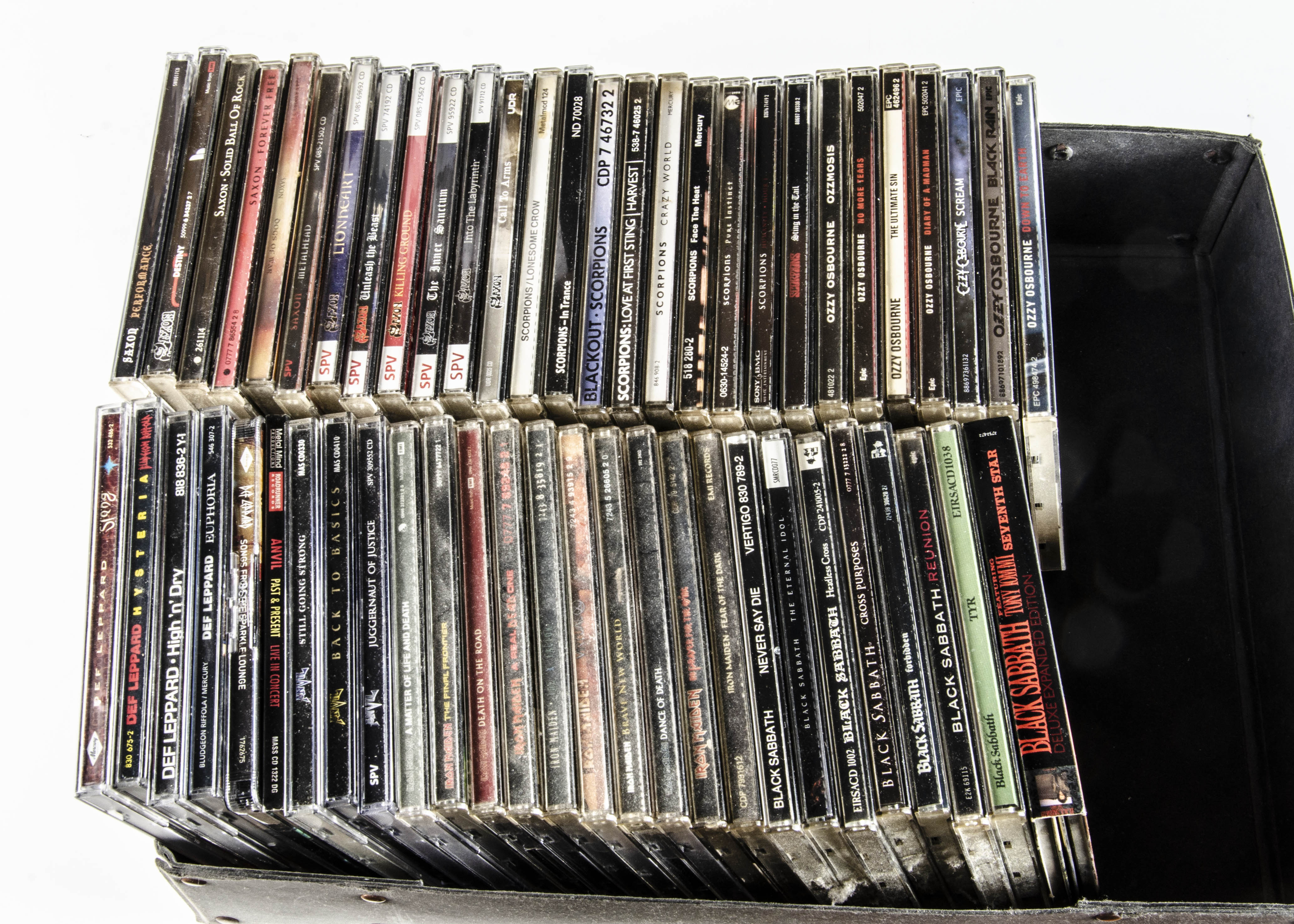 Heavy Metal CDs, sixty-one CDs with artists comprising Iron Maiden (eleven), Black Sabbath (nine), - Image 2 of 2