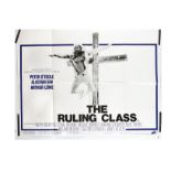 The Ruling Class (1972) UK Quad poster, for the film starring Peter O'Toole - Folded and in very