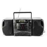 JVC Portable System, a JVC Portable Boombox with CD Changer System PC-XC30, 6-disc changer, tuner