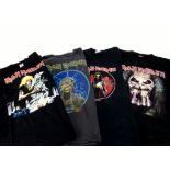 Iron Maiden 'T' Shirts, ten Iron Maiden 'T' shirts with seven printed Iron Maiden and an image on