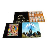 Progressive Rock LPs, four original albums comprising Fat - S/T (UK - Laminated sleeve, Orange