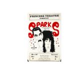 Sparks Gig Poster, Sparks Torquay gig poster for 25th Nov 1974, with Pilot in support - measures