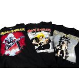 Iron Maiden 'T' Shirts, three Iron Maiden 'T' shirts - Fear of The Dark Live, I got Fried at