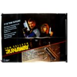 Runaway (1984) UK Quad Poster, UK Quad film poster for this cult Sci-fi film starring Tom