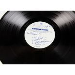 Tom Robinson Acetate, Full Album Acetate for Hope and Glory - CBS Mastering Studio Labels with