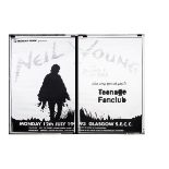 Neil Young subway Poster, a very large two-piece subway poster, Regular Music presenting Neil